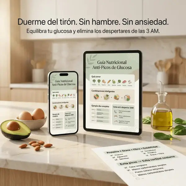Guía nutricional anti-picos de glucosa